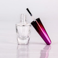 Manufacturer Customized Empty 10ml Clear Nail Polish Bottle Glass with brush and cap